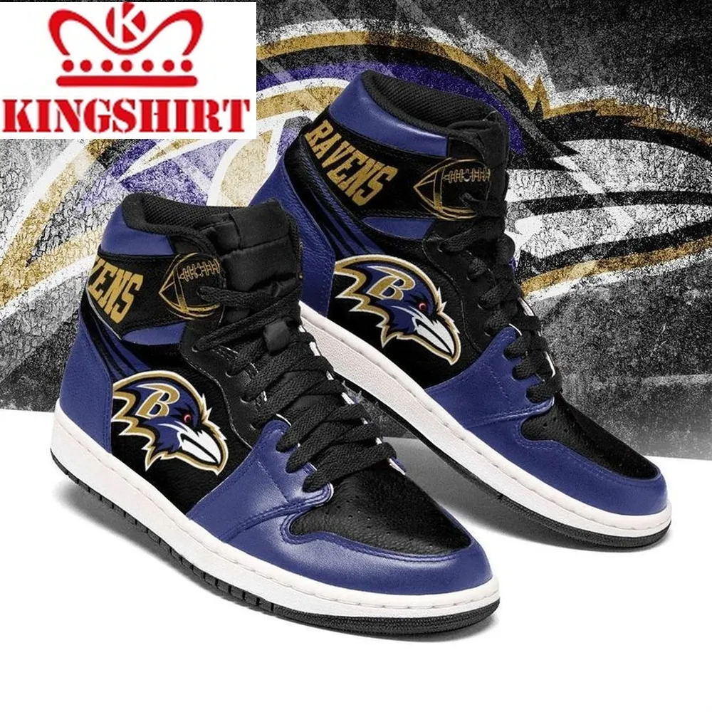Baltimore Ravens Nfl Football Air Jordan Shoes Sport V4 Sneaker Boots Shoes Shoes