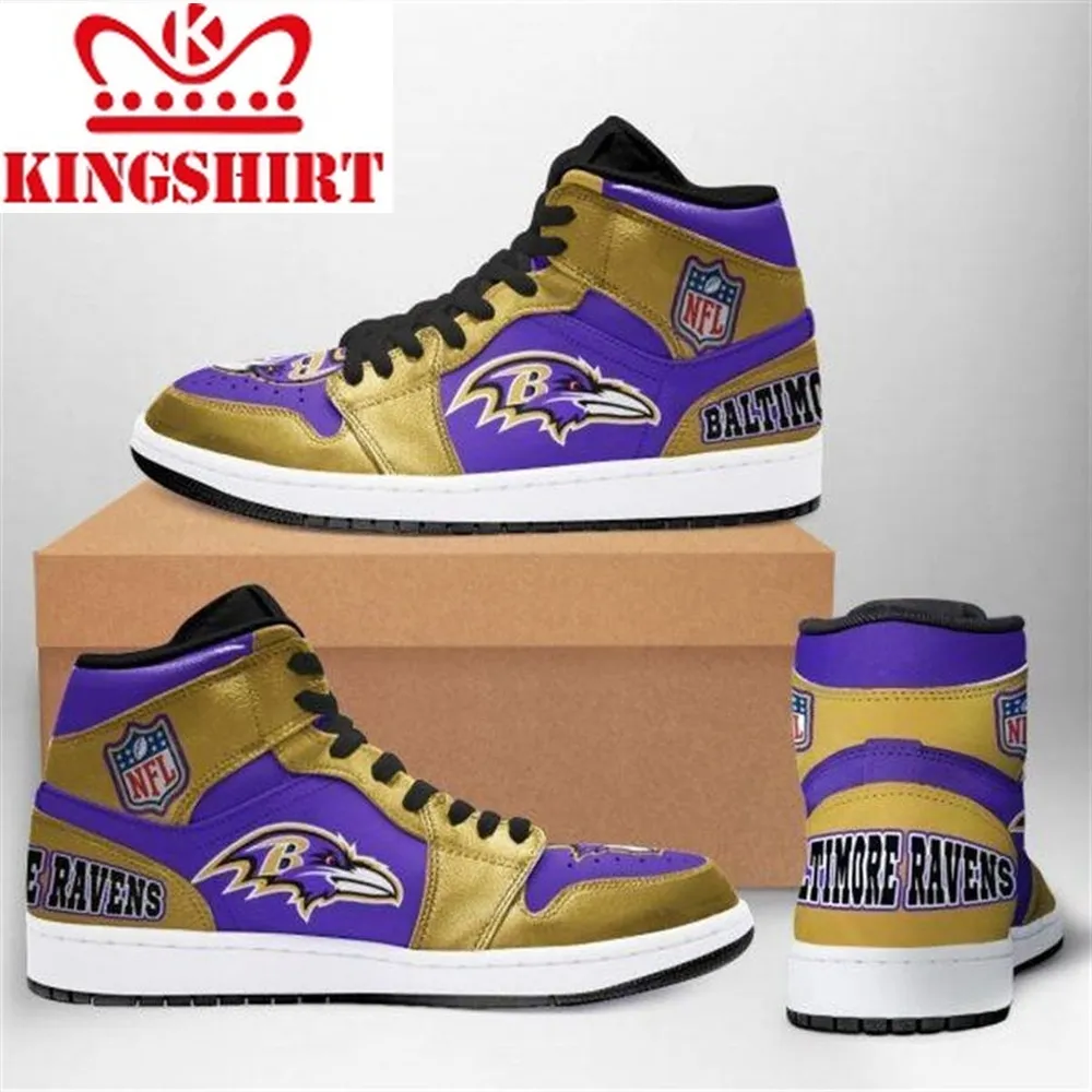 Baltimore Ravens Nfl Football Air Jordan Sneaker Boots Shoes Shoes