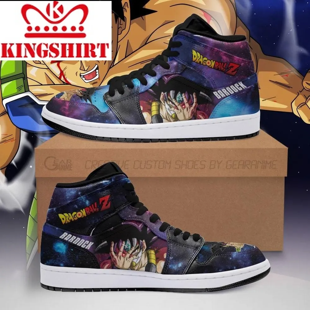 Bardock Sneakers Galaxy Dragon Ball Z Air Jordan High Top Shoes Replica Shoes