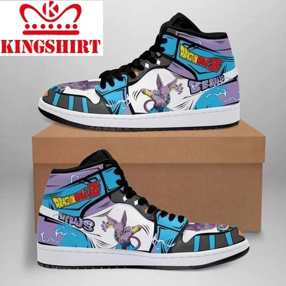 Beerus Dragon Ball Nike Air Jordan Sneakers Aj1012 Shoes