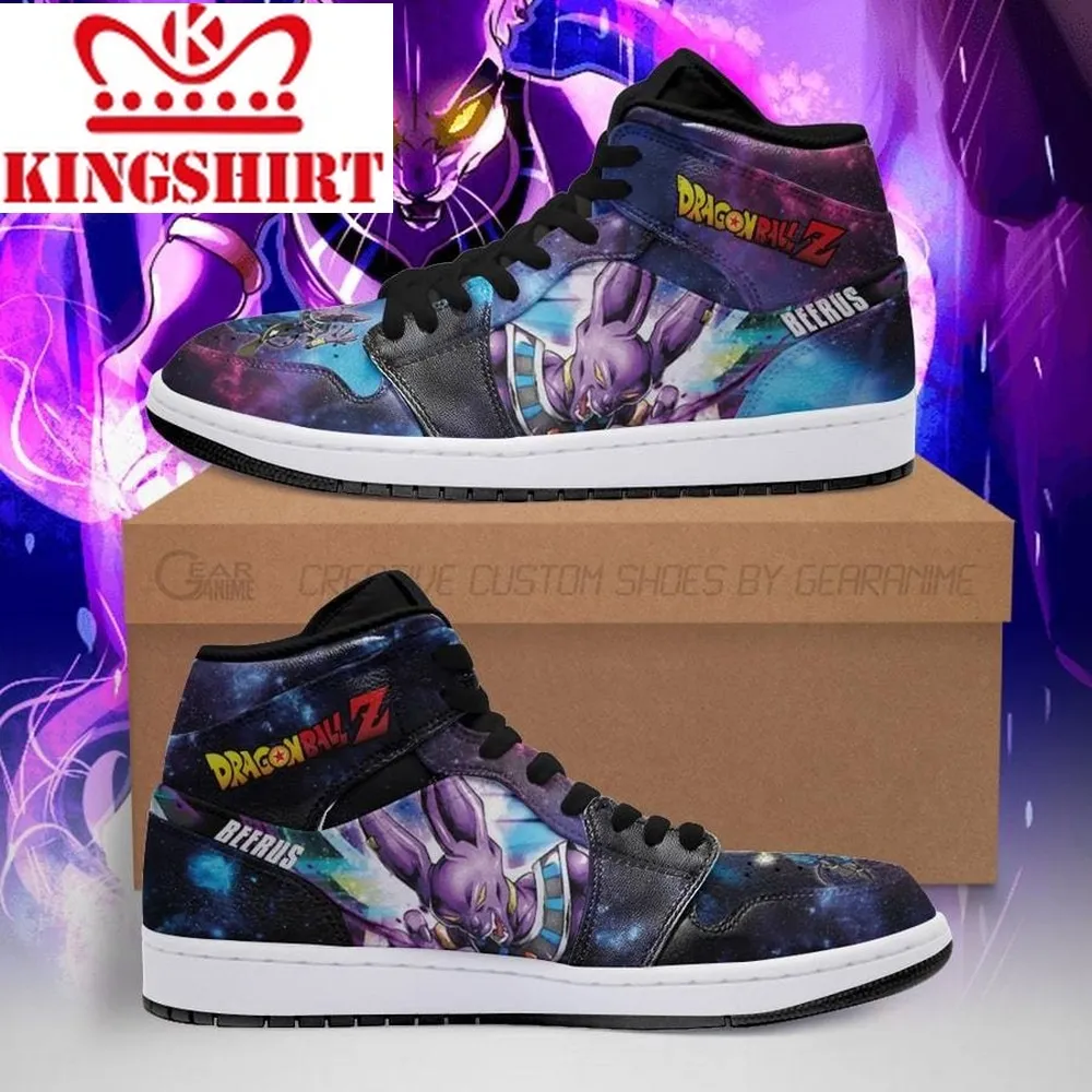 Beerus Sneakers Galaxy Dragon Ball Z Air Jordan High Top Shoes Replica Shoes