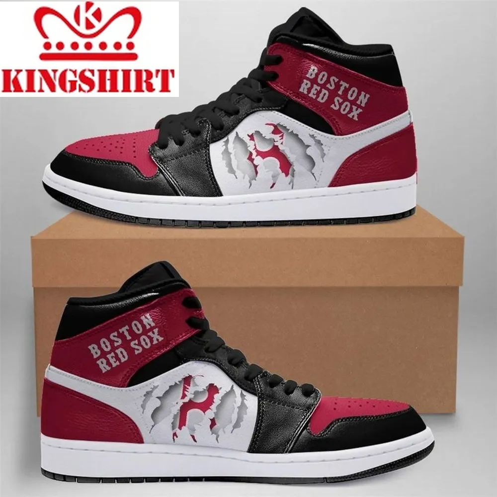 Boston Red Sox Mlb Air Jordan Basketball Shoes Sport V2 Sneaker Boots Shoes Shoes