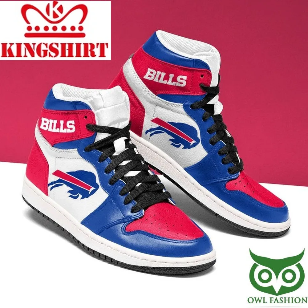 Buffalo Bills Team Logo Aj High Top Sneaker Boots Shoes