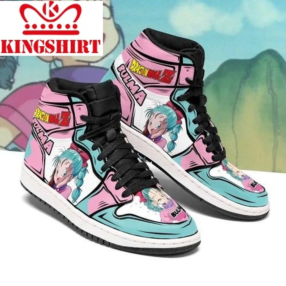 Bulma Dragon Ball Jd Sneakers Customized High Top Jordan Shoes For Fan Shoes
