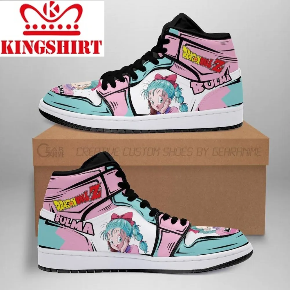 Bulma Dragon Ball Z Air Jordan High Top Shoes Replica Shoes