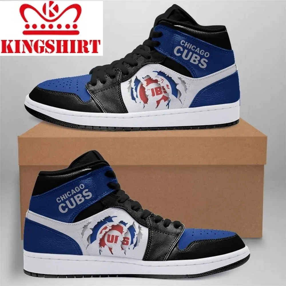 Chicago Cubs Mlb Air Jordan Basketball Shoes Sport V2 Sneaker Boots Shoes Shoes