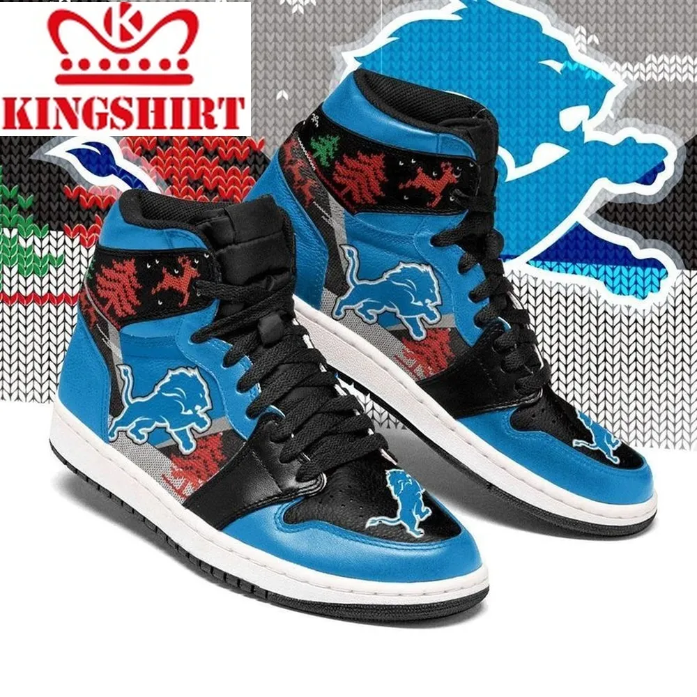 Christmas Detroit Lions Nfl Air Jordan Shoes Sport Sneaker Boots Shoes Shoes