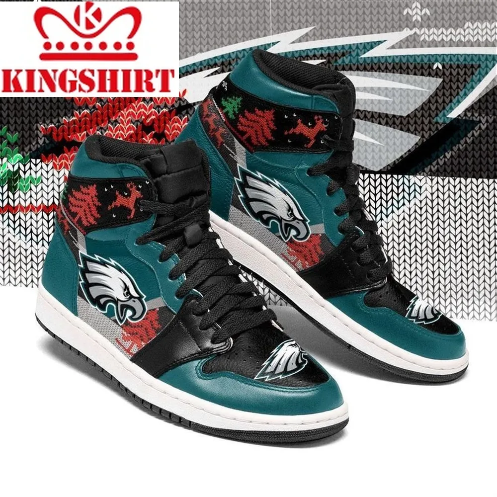Christmas Philadelphia Eagles Nfl Air Jordan Shoes Sport Sneaker Boots Shoes Shoes