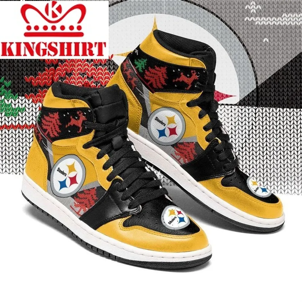 Christmas Pittsburgh Steelers Nfl Air Jordan Shoes Sport Sneaker Boots Shoes Shoes