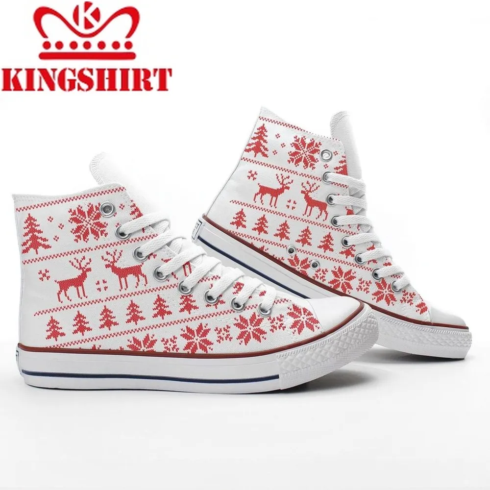 Christmas Reindeer High Top Shoes Ugly Sweater Christmas Sweaters Hoodie Shoes
