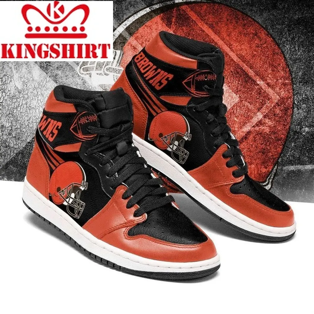 Cleveland Browns Nfl Football Air Jordan Shoes Sport V2 Sneaker Boots Shoes Shoes
