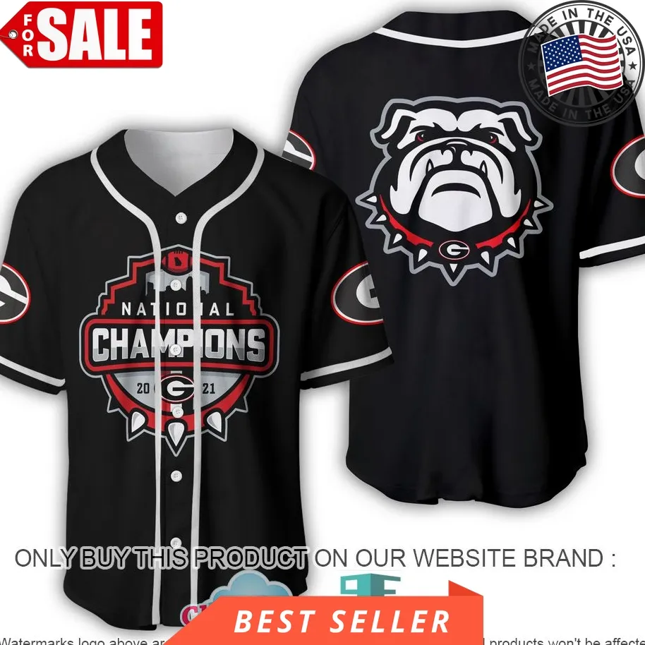 Georgia Bulldogs Champion Baseball Jersey