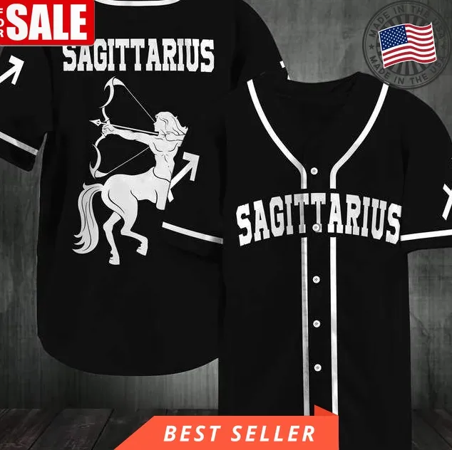 Gift For Brithday Sagittarius Zodiac Gift For Lover Baseball Jersey