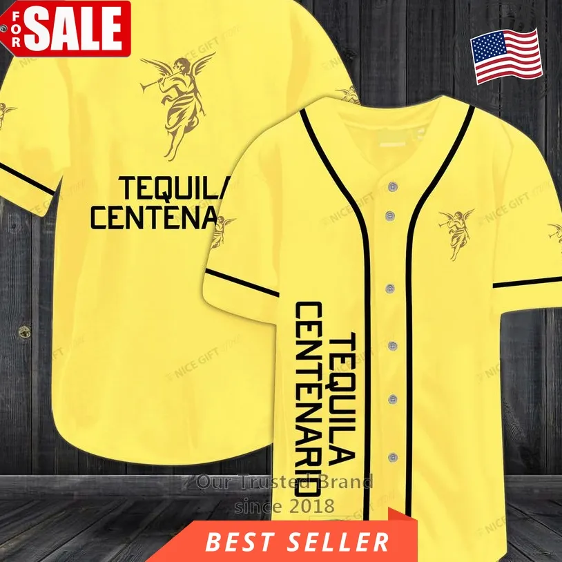 Gran Centenario Yellow Baseball Jersey