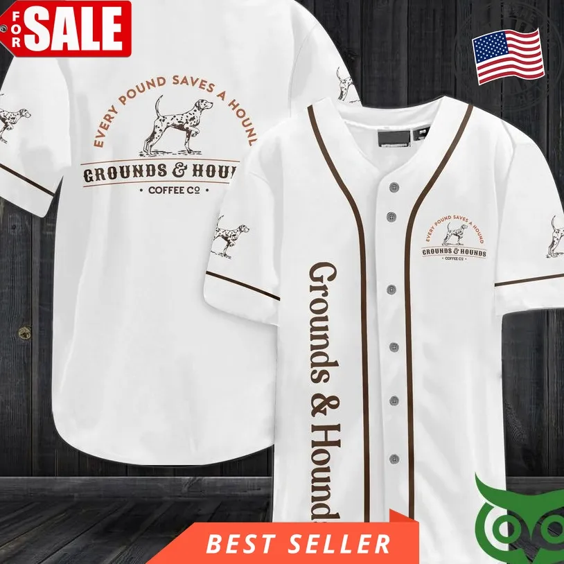 Grounds And Hounds Baseball Jersey Shirt
