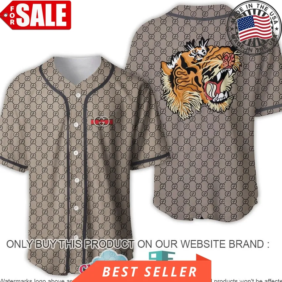 Gucci Tiger Color Baseball Jersey Shirt