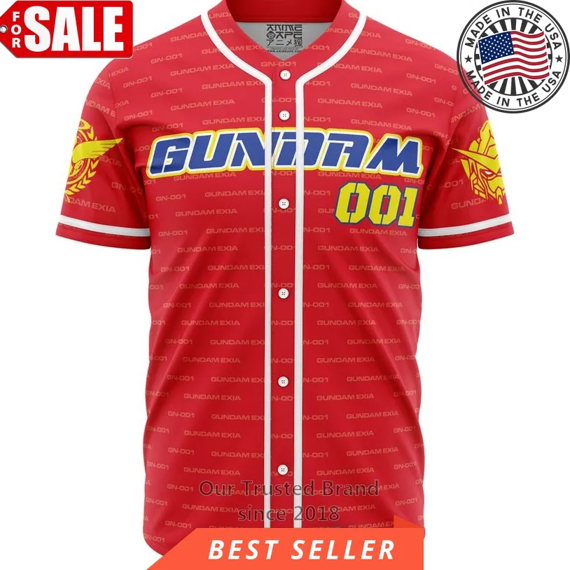 Gundam Exia Baseball Jersey