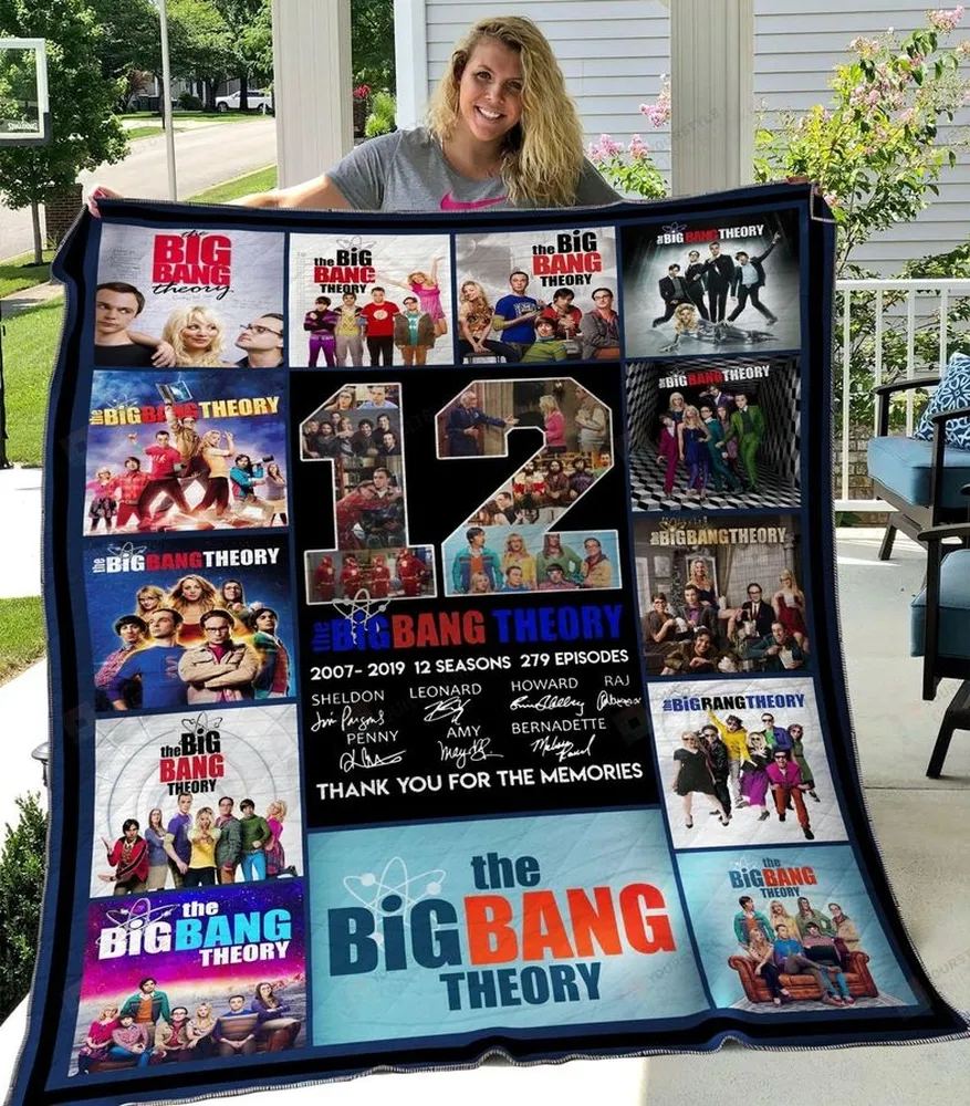 12 Years Of The Big Bang Theory Quilt Blanket Great Customized Blanket Gifts For Birthday Christmas Thanksgiving