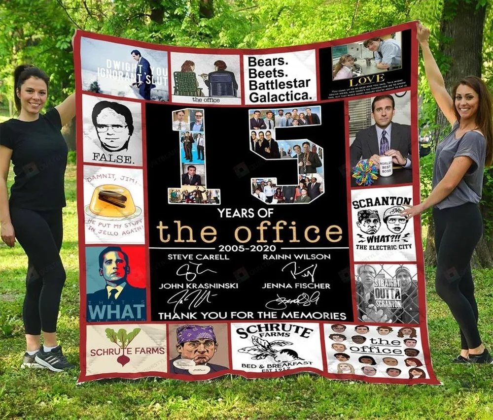 15 Years Of The Office  Quilt Blanket
