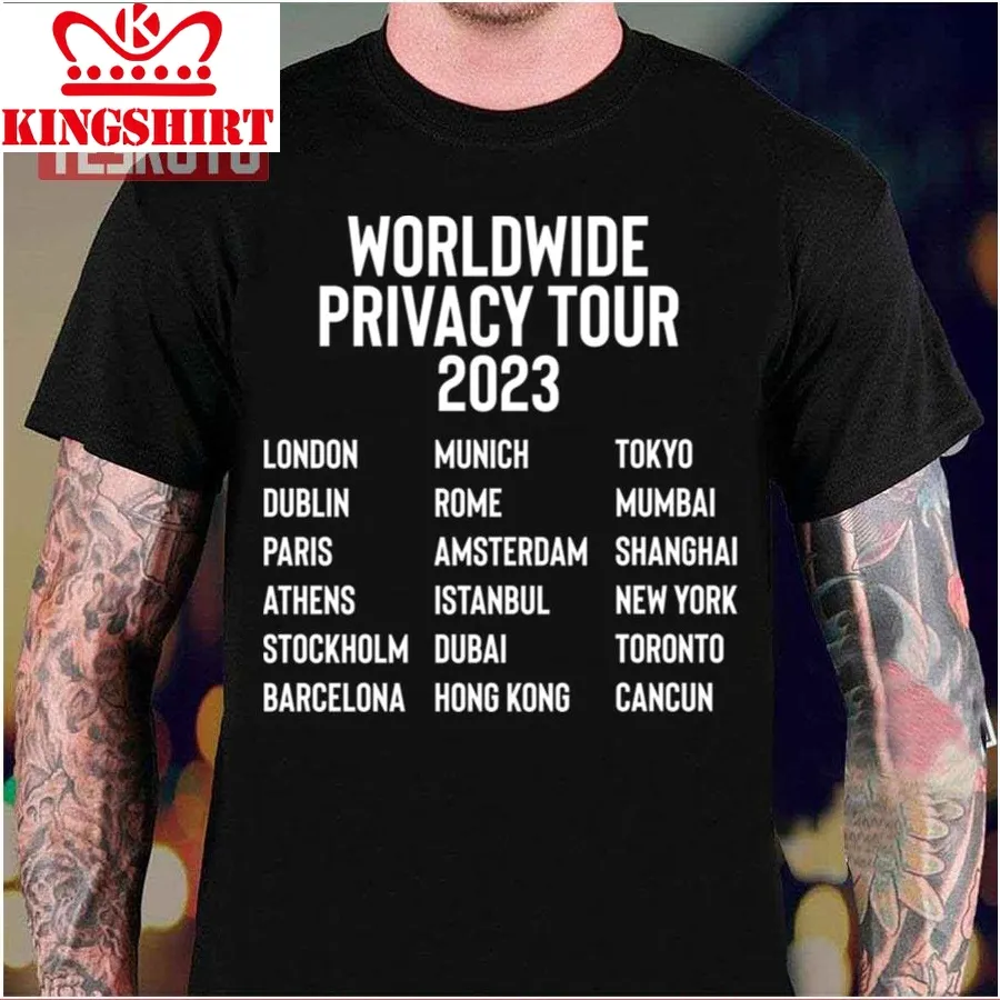 2023 Worldwide Privacy Tour Unisex T Shirt