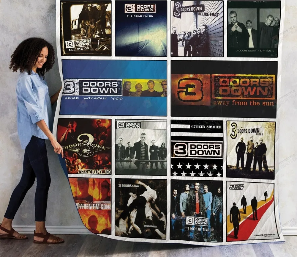 3 Doors Down Albums Quilt Blanket For Fans Ver 14