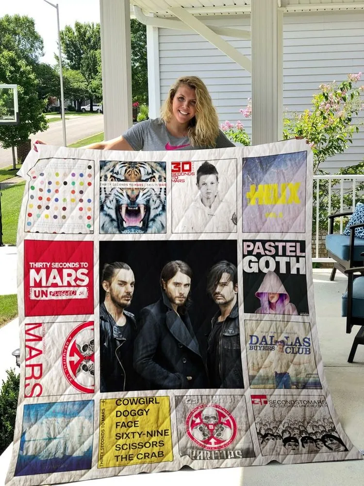 30 Seconds To Mars Albums Quilt Blanket For Fans Ver 13