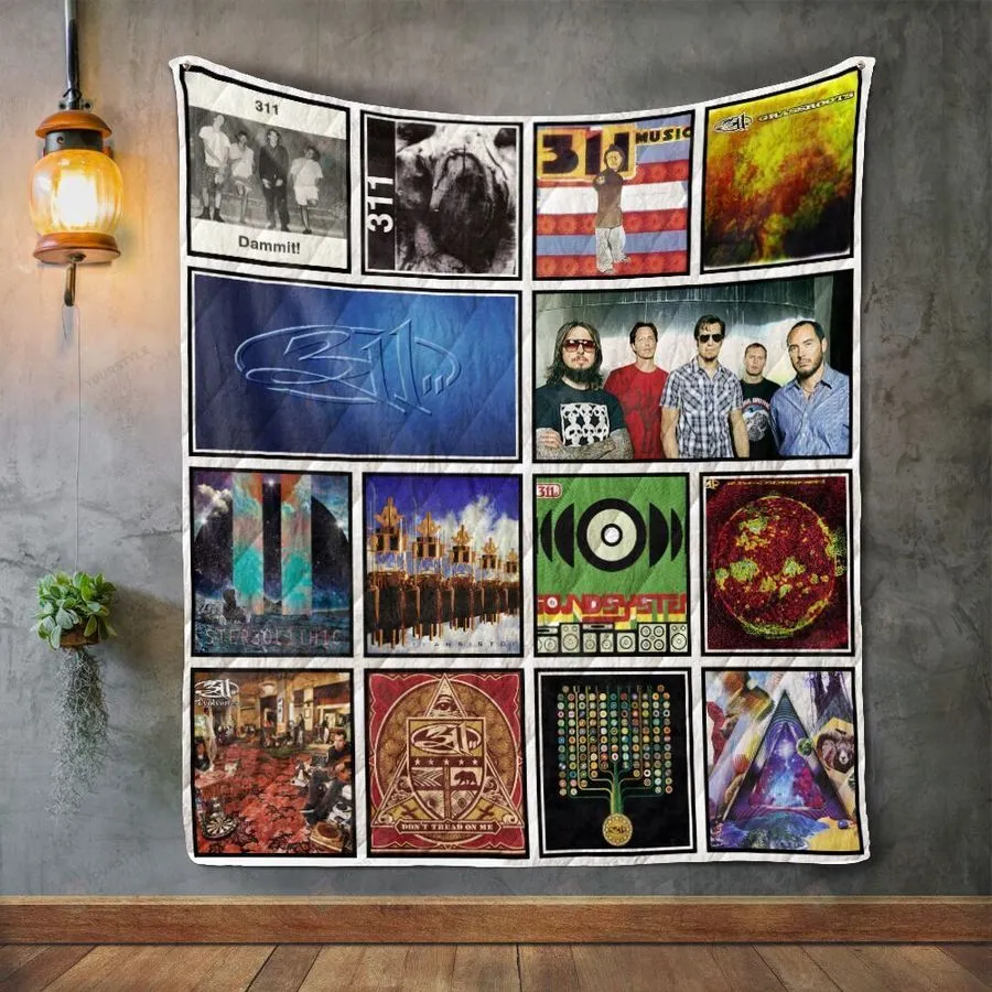 311 Album Covers Quilt Blanket