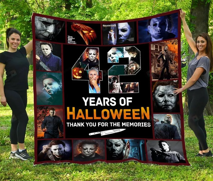 42 Years Of Halloween Quilt Blanket