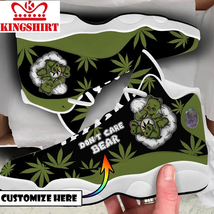 420 Weed Bear Air Jordan 13 Shoes Printed Shoes Custom Shoes