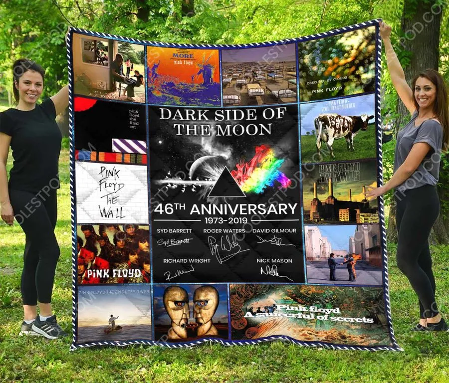 46Th Anniversary 1973 2019  Pink Floyd  Quilt Blanket