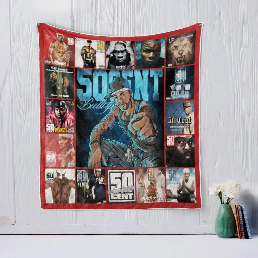 50 Cent Style 2 Quilt Blanket