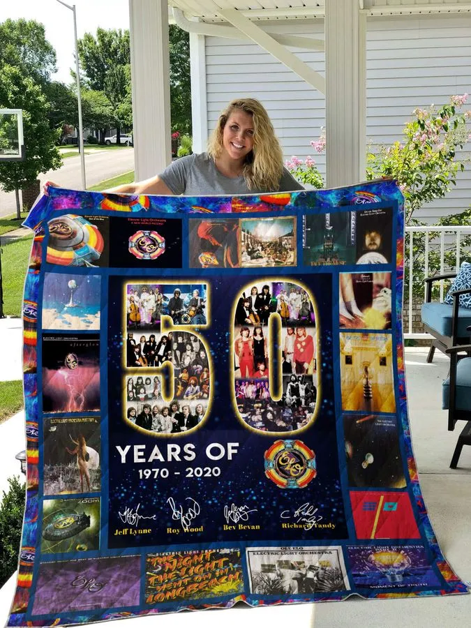50 Years Of Electric Light Orchestra Quilt Blanket