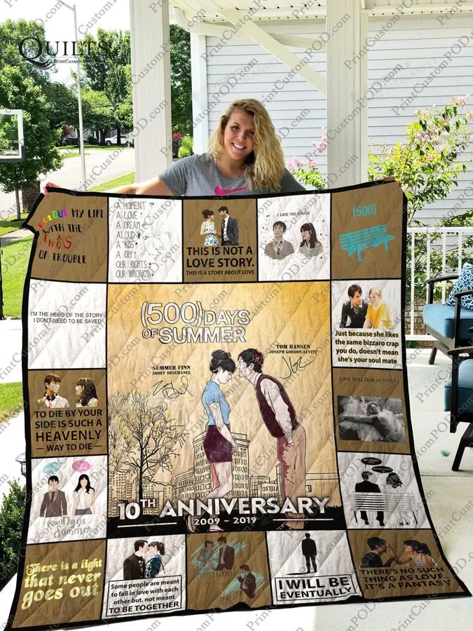 500 Days Of Summer 10Th Anniversary Quilt Blanket For Fans Ver 17