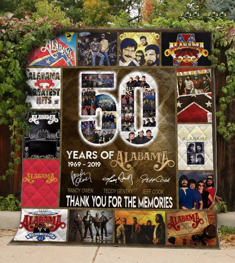 50Years Of Alabama Quilt Blanket