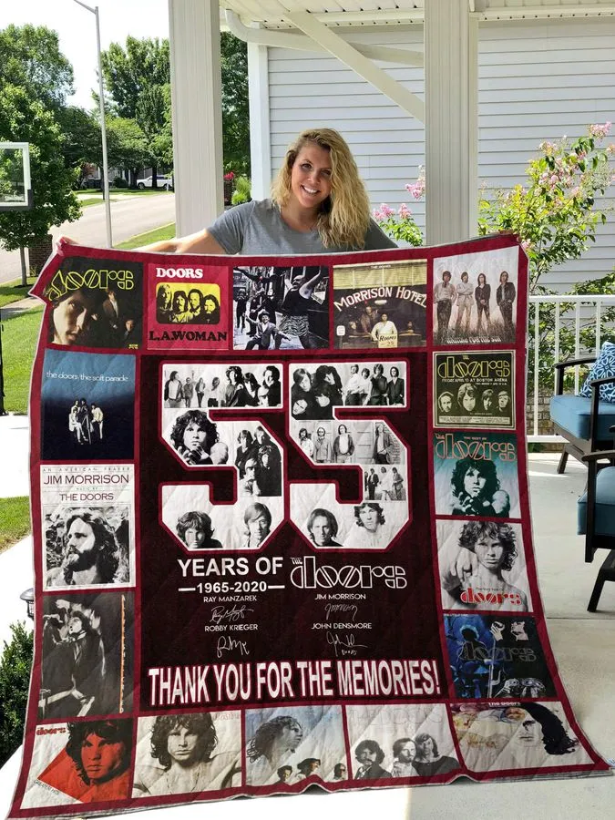 55 Years Of The Doors Quilt Blanket