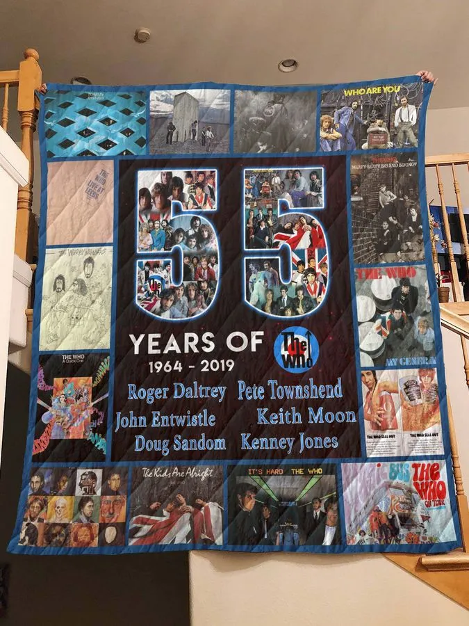 55 Years Of The Who Quilt Blanket