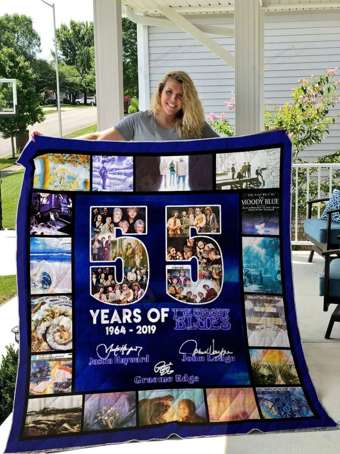 55Years Of The Moody Blues Quilt Blanket