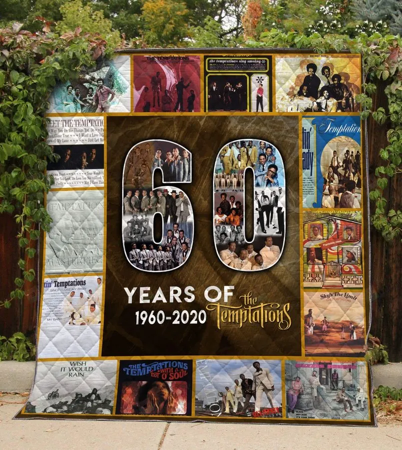 60 Years Of The Temptations Quilt Blanket