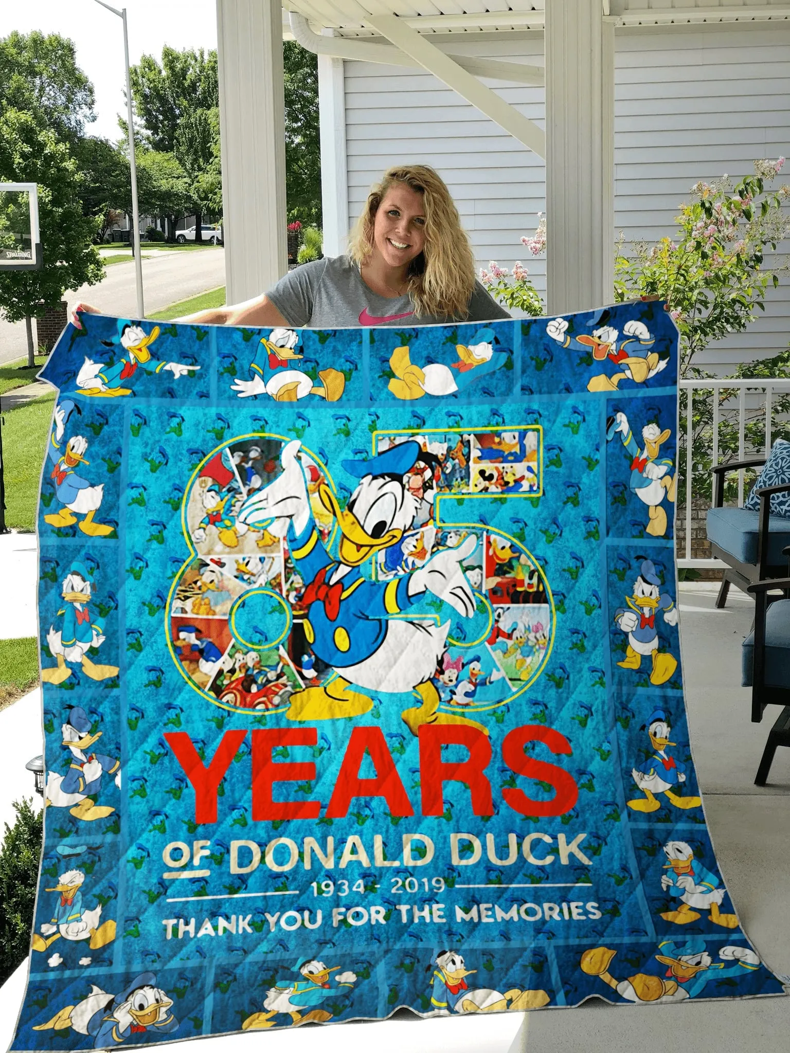 85 Years Of Donald Duck Quilt Blanket
