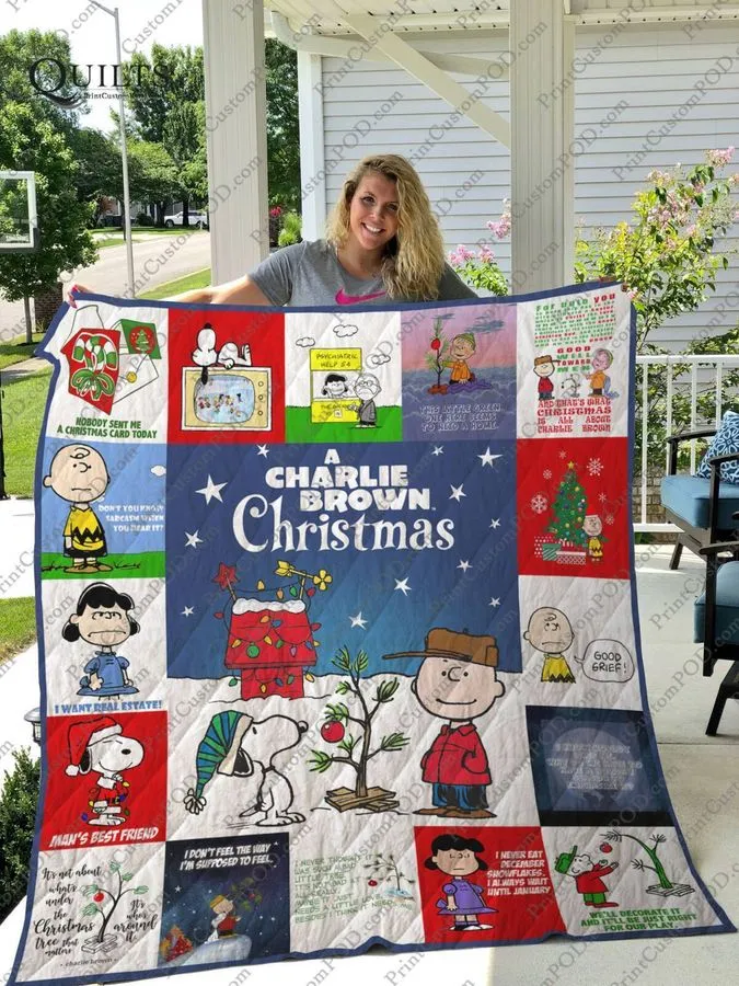 A Charlie Brown Christmas 3D Customized Quilt Blanket