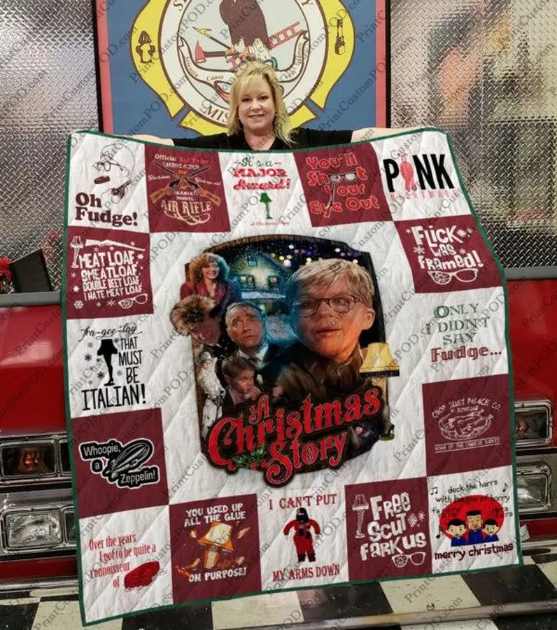 A Christmas Story Quilt Blanket For Fans Ver 17 3
