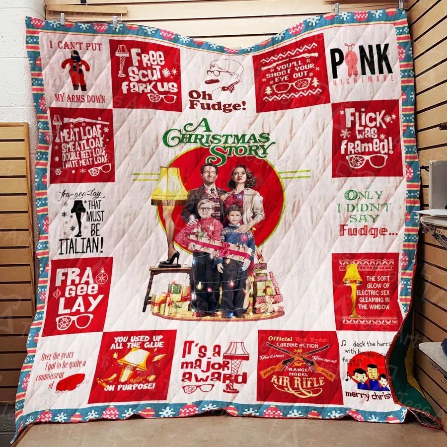 A Christmas Story Quilt Blanket