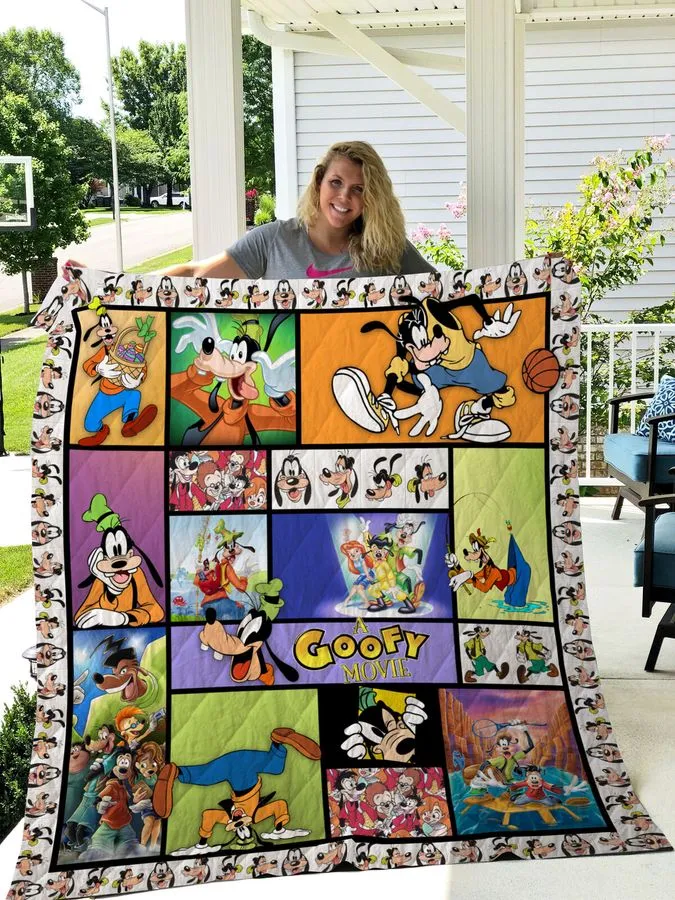 A Goofy Movie Quilt Blanket