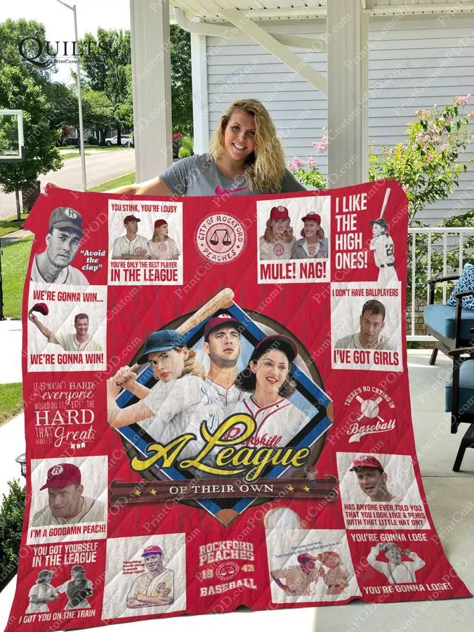 A League Of Their Own Quilt Blanket