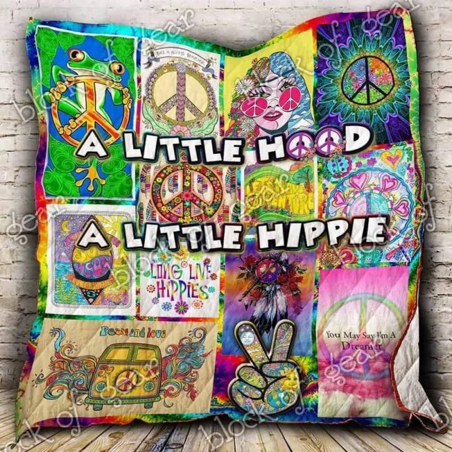 A Little Hood A Little Hippie 3D Customized Quilt