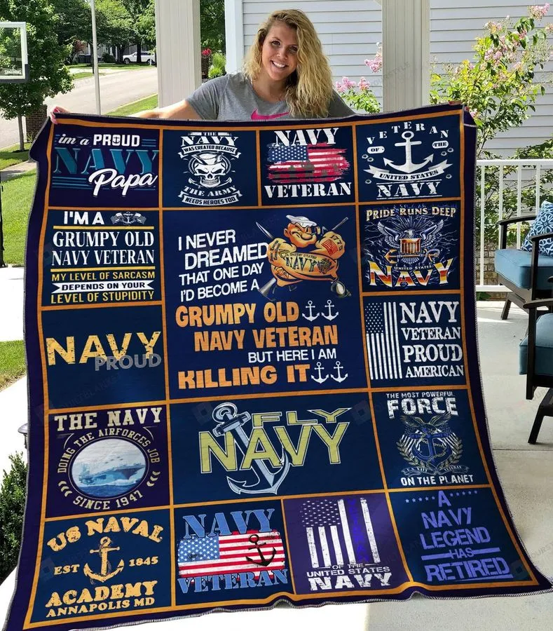A Navy Legend Has Retired Quilt Blanket