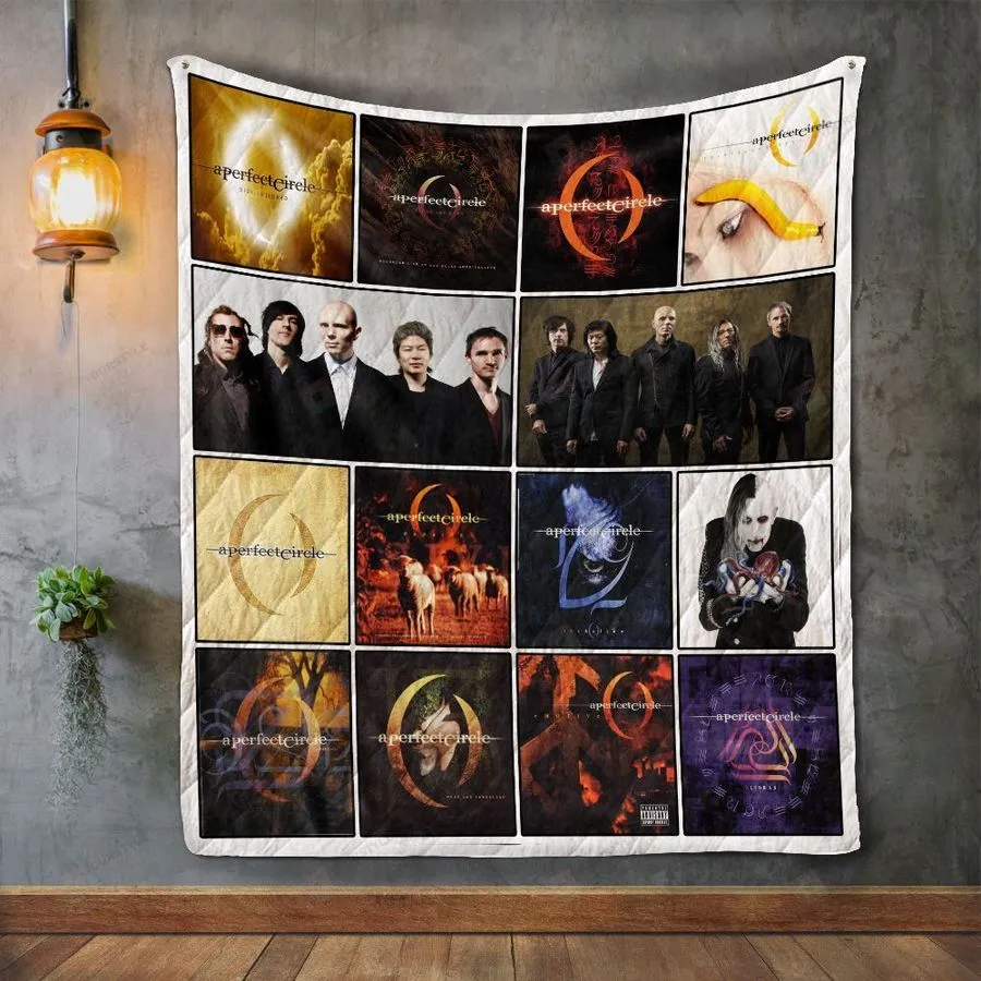 A Perfect Circle Album Covers Quilt Blanket