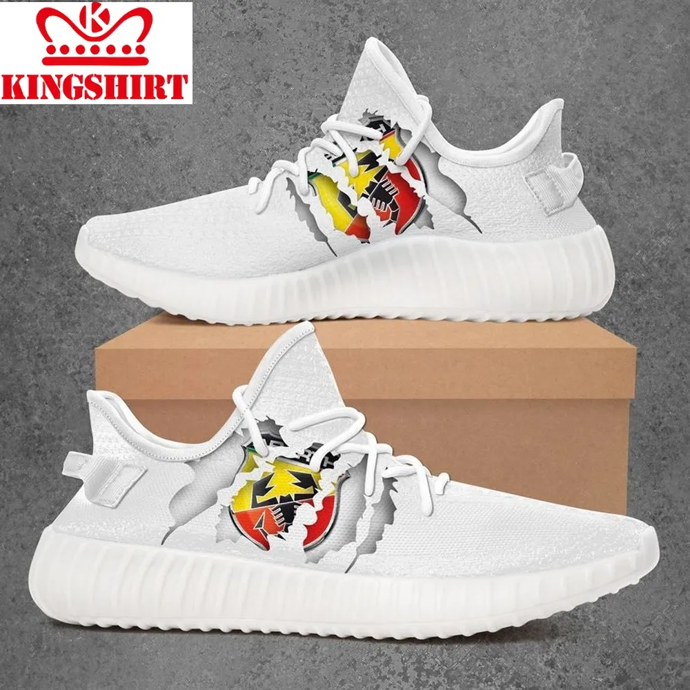 Abarth Car Yeezy White Shoes Sport Sneakers   Yeezy Shoes