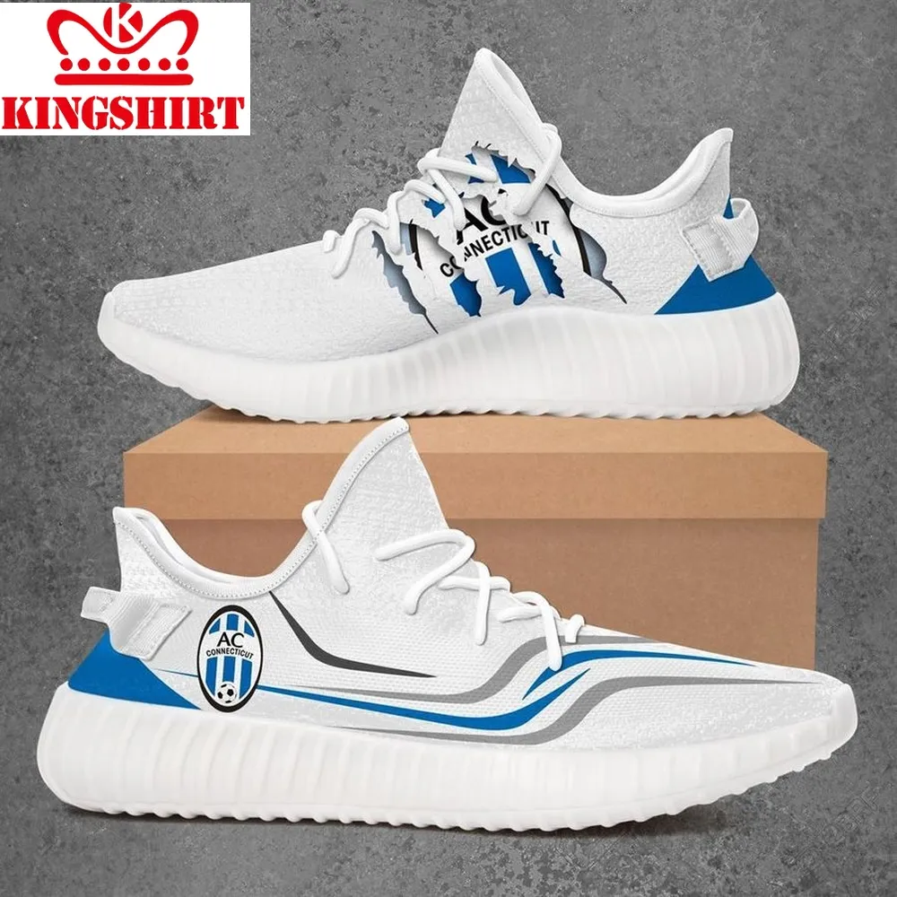 Ac Connecticut Usl League Two Yeezy White Shoes Sport Sneakers   Yeezy Shoes