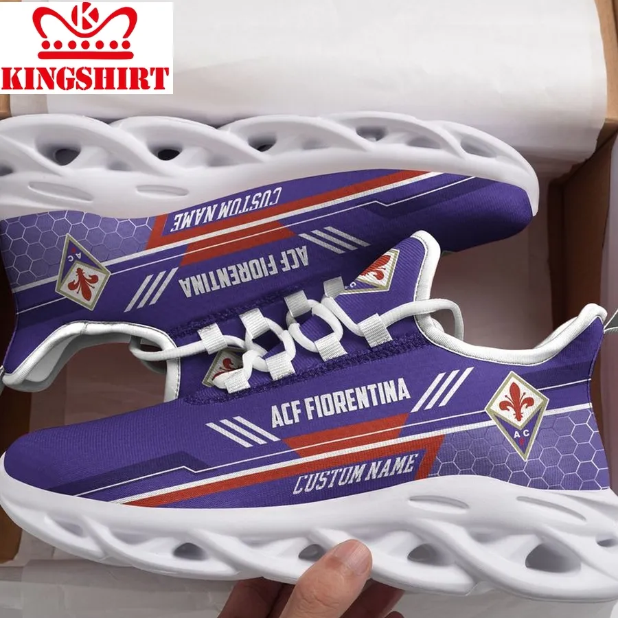 Acf Fiorentina Custom Personalized Max Soul Sneakers Running Sports Shoes Football Fan Football Fan
